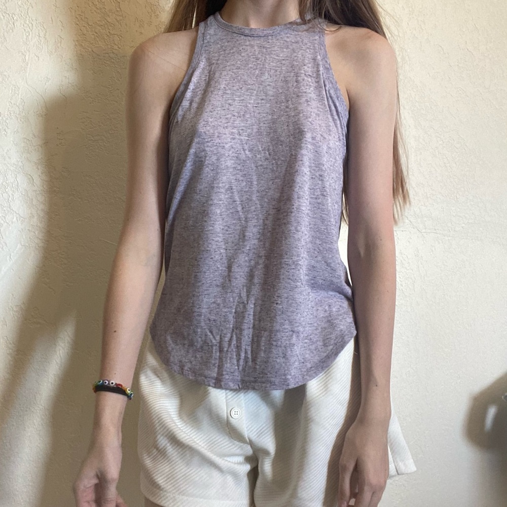 Purple workout top